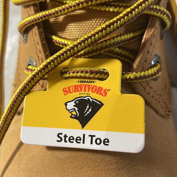 HERMAN Survivors Men's Steel Toe WATERPROOF Work Boots Size 6W - Picture 7 of 8